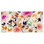 Abstract Floral Background Banner and Sign 6  x 3 