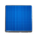 Blue Abstract, Background Pattern Memory Card Reader (Square 5 Slot)