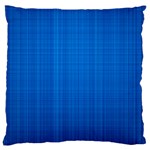 Blue Abstract, Background Pattern Standard Premium Plush Fleece Cushion Case (Two Sides)