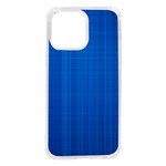 Blue Abstract, Background Pattern iPhone 14 Pro Max TPU UV Print Case