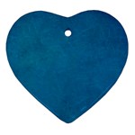 Blue Stone Texture Grunge, Stone Backgrounds Ornament (Heart)