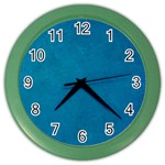 Blue Stone Texture Grunge, Stone Backgrounds Color Wall Clock