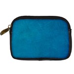 Blue Stone Texture Grunge, Stone Backgrounds Digital Camera Leather Case