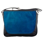 Blue Stone Texture Grunge, Stone Backgrounds Messenger Bag