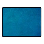 Blue Stone Texture Grunge, Stone Backgrounds Two Sides Fleece Blanket (Small)