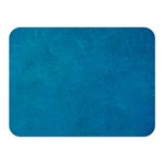 Blue Stone Texture Grunge, Stone Backgrounds Two Sides Premium Plush Fleece Blanket (Mini)