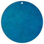 Blue Stone Texture Grunge, Stone Backgrounds UV Print Acrylic Ornament Round