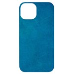 Blue Stone Texture Grunge, Stone Backgrounds iPhone 14 Black UV Print Case