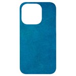 Blue Stone Texture Grunge, Stone Backgrounds iPhone 14 Pro Black UV Print Case