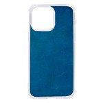 Blue Stone Texture Grunge, Stone Backgrounds iPhone 14 Pro Max TPU UV Print Case