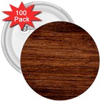 Brown Wooden Texture 3  Buttons (100 pack) 