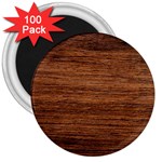 Brown Wooden Texture 3  Magnets (100 pack)