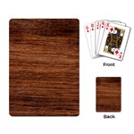 Brown Wooden Texture Playing Cards Single Design (Rectangle)