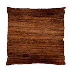 Brown Wooden Texture Standard Cushion Case (One Side)