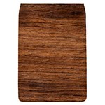 Brown Wooden Texture Removable Flap Cover (S)