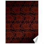 Brown Floral Pattern Floral Greek Ornaments Canvas 18  x 24 