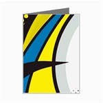 Colorful Abstract Background Art Mini Greeting Card
