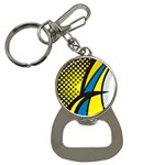 Colorful Abstract Background Art Bottle Opener Key Chain