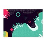 Colorful Background, Material Design, Geometric Shapes Sticker A4 (100 pack)