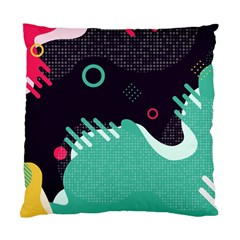 Colorful Background, Material Design, Geometric Shapes Standard Cushion Case (Two Sides) from UrbanLoad.com Front