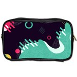 Colorful Background, Material Design, Geometric Shapes Toiletries Bag (One Side)