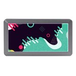 Colorful Background, Material Design, Geometric Shapes Memory Card Reader (Mini)