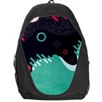 Colorful Background, Material Design, Geometric Shapes Backpack Bag