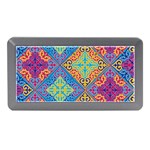 Colorful Floral Ornament, Floral Patterns Memory Card Reader (Mini)