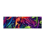 Colorful Floral Patterns, Abstract Floral Background Sticker (Bumper)