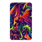 Colorful Floral Patterns, Abstract Floral Background Memory Card Reader (Rectangular)