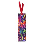 Colorful Floral Patterns, Abstract Floral Background Small Book Marks