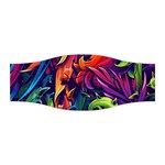 Colorful Floral Patterns, Abstract Floral Background Stretchable Headband