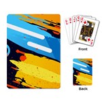 Colorful Paint Strokes Playing Cards Single Design (Rectangle)