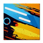 Colorful Paint Strokes Face Towel