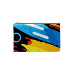 Colorful Paint Strokes Cosmetic Bag (Small)
