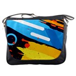 Colorful Paint Strokes Messenger Bag