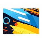 Colorful Paint Strokes Crystal Sticker (A4)