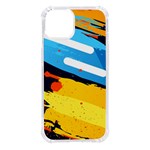 Colorful Paint Strokes iPhone 14 TPU UV Print Case