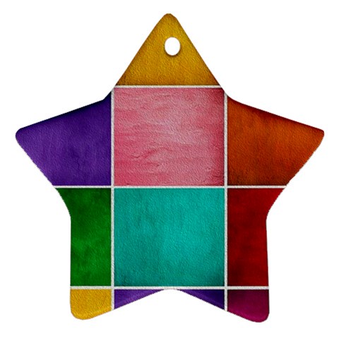 Colorful Squares, Abstract, Art, Background Ornament (Star) from UrbanLoad.com Front