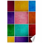 Colorful Squares, Abstract, Art, Background Canvas 20  x 30 