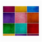 Colorful Squares, Abstract, Art, Background Small Glasses Cloth (2 Sides)