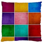 Colorful Squares, Abstract, Art, Background Standard Premium Plush Fleece Cushion Case (One Side)