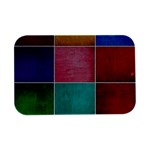Colorful Squares, Abstract, Art, Background Open Lid Metal Box (Silver)  