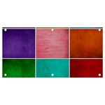 Colorful Squares, Abstract, Art, Background Banner and Sign 4  x 2 