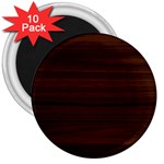 Dark Brown Wood Texture, Cherry Wood Texture, Wooden 3  Magnets (10 pack) 