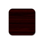 Dark Brown Wood Texture, Cherry Wood Texture, Wooden Rubber Coaster (Square)