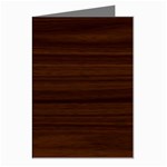 Dark Brown Wood Texture, Cherry Wood Texture, Wooden Greeting Cards (Pkg of 8)