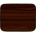 Dark Brown Wood Texture, Cherry Wood Texture, Wooden Fleece Blanket (Mini)