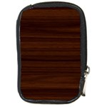 Dark Brown Wood Texture, Cherry Wood Texture, Wooden Compact Camera Leather Case