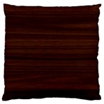 Dark Brown Wood Texture, Cherry Wood Texture, Wooden Large Cushion Case (Two Sides)